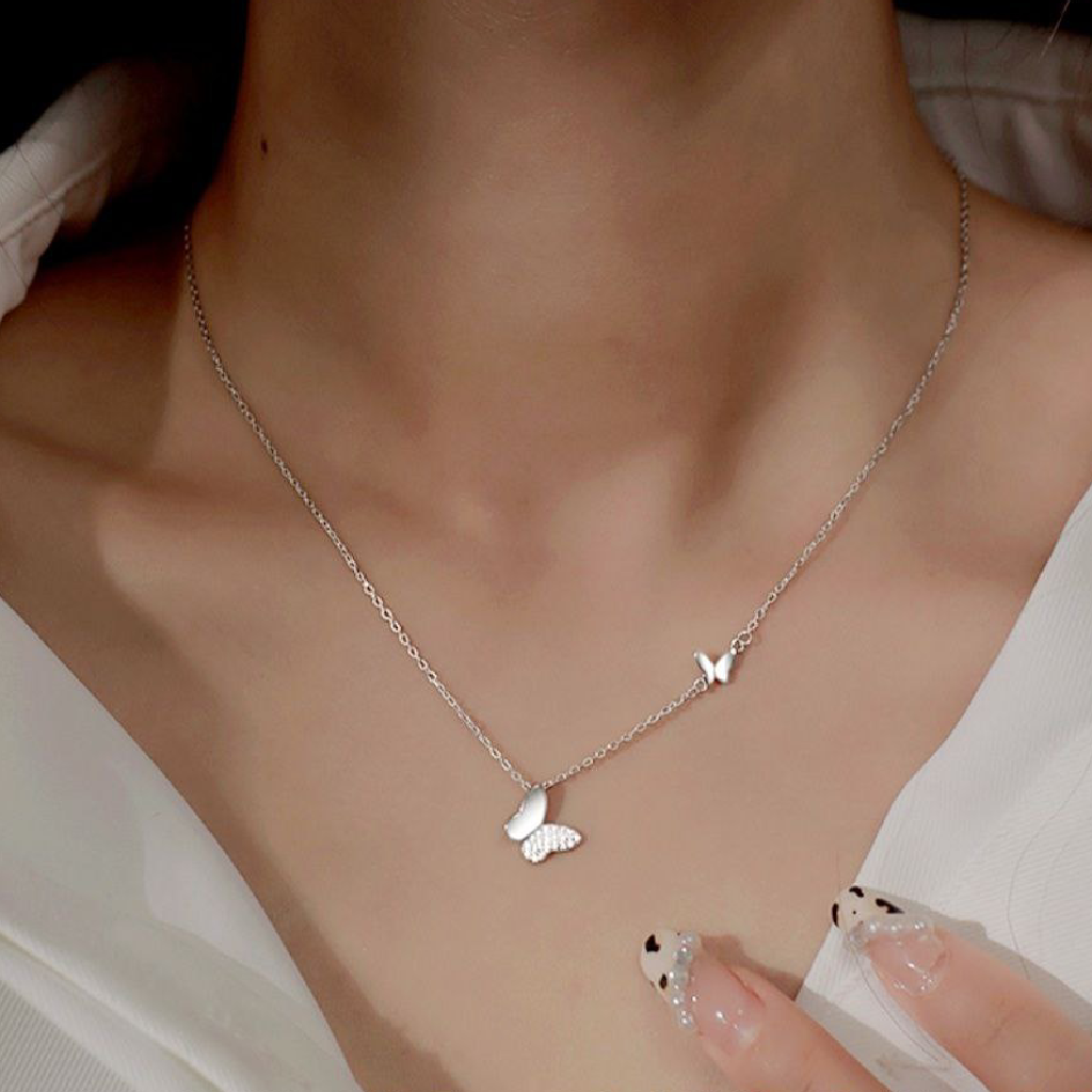 little butterfly necklace